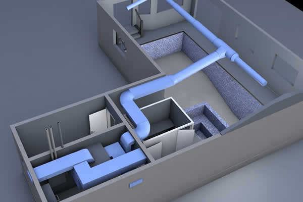 Swimming pool ventilation by Lexus Engineering